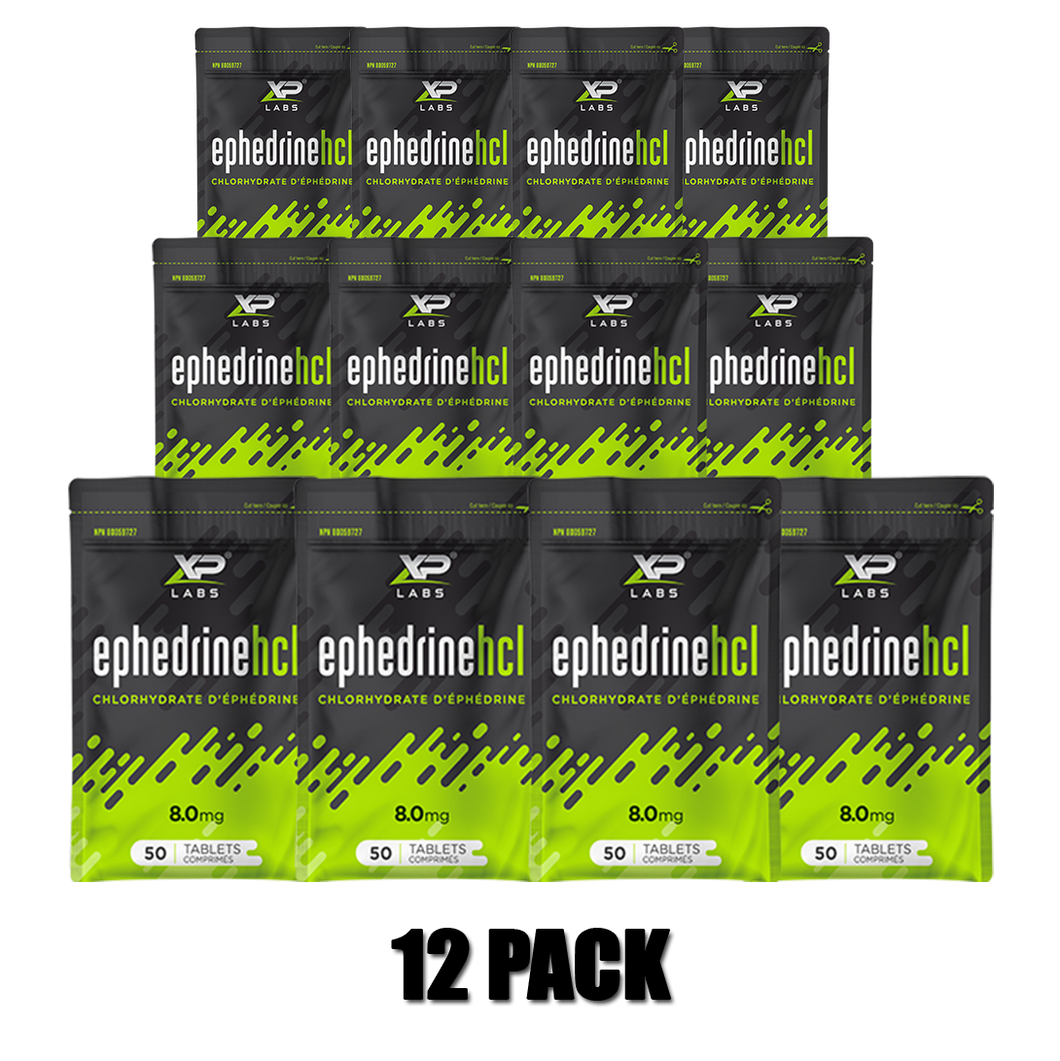 XPLabs EPHEDRINE - 12 Foil Bag (50 x 8mg Tabs)
